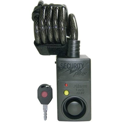 SECURITY PLUS Alarme de v&eacute;lo avec verrouillage serrure  AL07