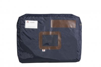 ALBA   sac navette ""pocsou b"", avec soufflet, en nylon, bleu noir