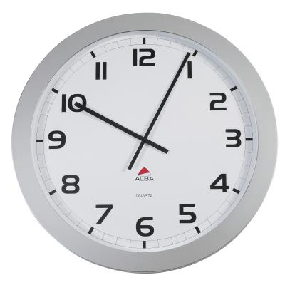 Alba horloge murale ronde geante diam 60 cm - coloris gris metal