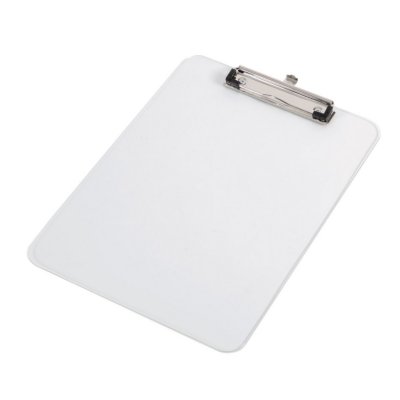 ALBA  Porte-bloc A4 plastique transparent  - 23 x 31,5 cm