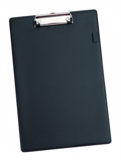 ALBA  Porte-Bloc Plaque A4 Noir Class A Noir Albert 23,5 X 35 Cm