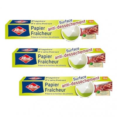 ALBAL  papier fra&icirc;cheur - rouleau de 16 x 0,38 m