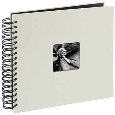 HAMA Album &agrave; spirale  Fine Art, 28 x 24 cm, 50 pages noires, craie