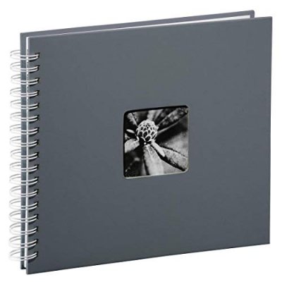 HTTPS: IMAGES NA.SSL IMAGES AMAZON.COM IMAGES I 71OTESCTNML. SL1100 .JPG Album &agrave; spirales ""Fine Art"" , 28 x 24 cm, 50 pages blanches, gris