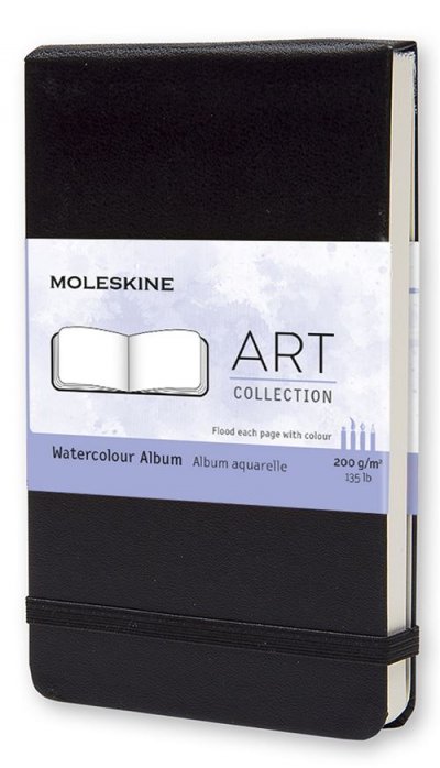 MOLESKINE Album Aquarelle format de poche  Art Noir