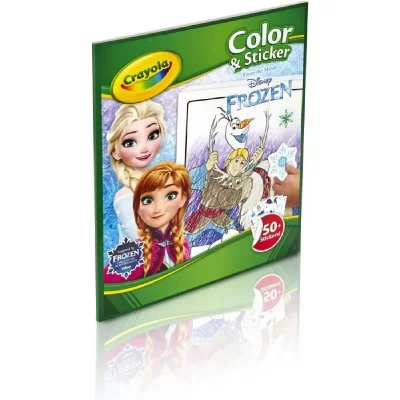 CRAYOLA Album de coloriage et autocollants  Frozen La Reine des Neiges