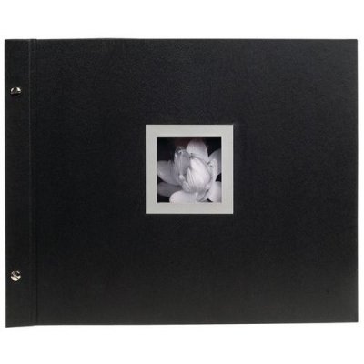 EXCP Album Photo &Agrave; Vis Rechargeable 40 Pges Noir Ceremony 37x29cm