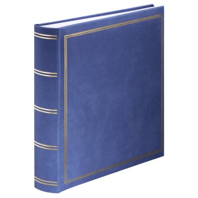 HAMA Album photo grand format Londres, 30x30 cm, 80 pages blanches, bleu