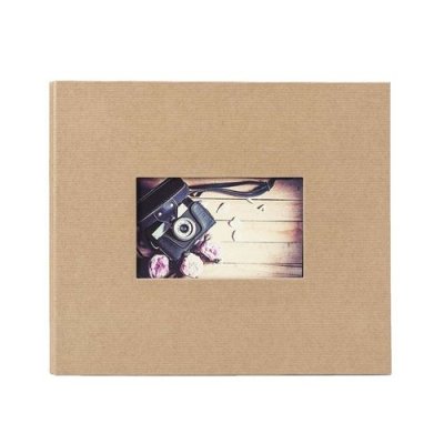 PANODIA Album photo traditionnel Studio kraft 60 pages 120 photos 10x15