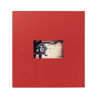 PANODIA Album photo traditionnel studio rouge 60 pages 300 photos 10x15 276171