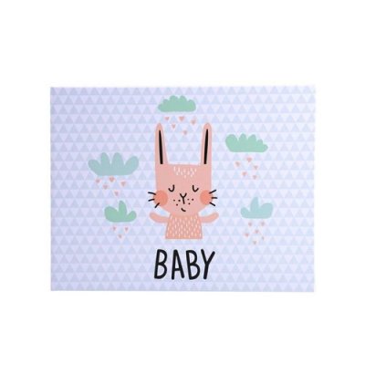  Album photos livre baby 30 pages - 28,5 x 22 cm - gris