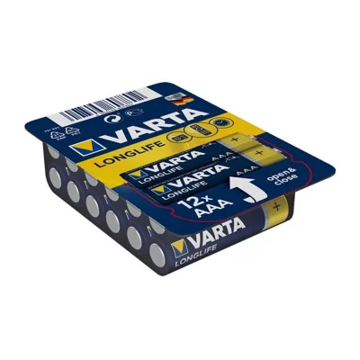 VARTA Alcaline Aaa / Lr03 Longlife, 1.5V - 4103.301.112 (12 Pcs)