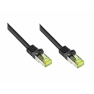 GENERIQUE Alcasa RJ45/RJ45, 30 m c&acirc;ble de r&eacute;seau Noir Cat7 S/FTP (S-STP)