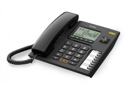 ALCATEL  T76 - T&eacute;l&eacute;phone filaire avec ID d'appelant - noir