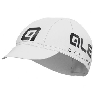 ALE Al&eacute; - Cotton Cap - Bonnet de cyclisme taille One Size, blanc/gris
