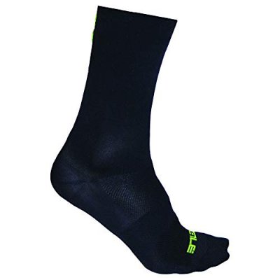 ALE Al&eacute; - Team Socks - Chaussettes de cyclisme taille 36-39 - S, noir