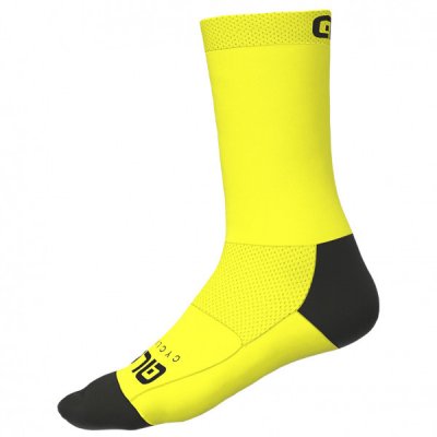 ALE Al&eacute; - Team Socks - Chaussettes de cyclisme taille 40-43 - M, jaune