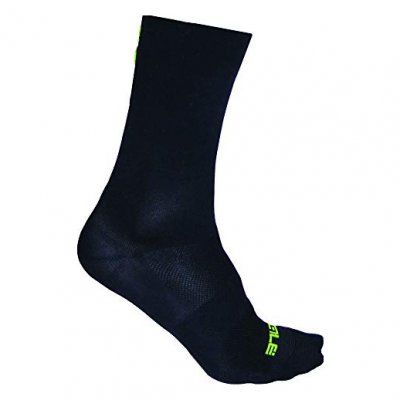 ALE Al&eacute; - Team Socks - Chaussettes de cyclisme taille 40-43 - M, noir