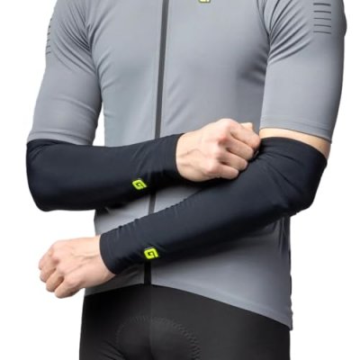 ALE Al&eacute; - Termico Armwarmers - Manchettes taille M, noir/gris