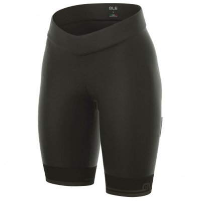 ALE Al&eacute; Women's Solid Classico LL Shorts - Noir-Gris} - M}, Noir-Gris}