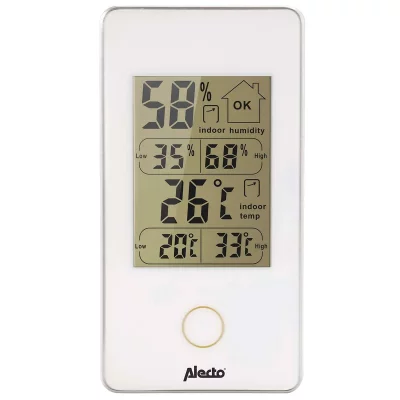 ALECTO  WS-75 - Thermom&egrave;tre int&eacute;rieur num&eacute;rique, blanc