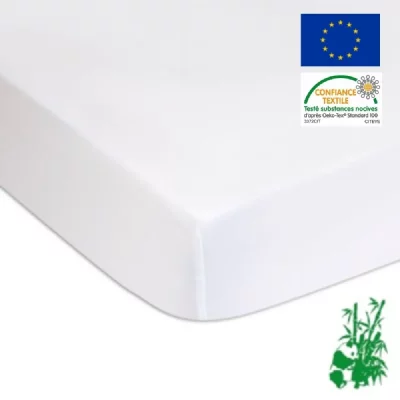 EASY DORT Al&egrave;se &Eacute;ponge Bambou Pour Lit Une Place 90x190