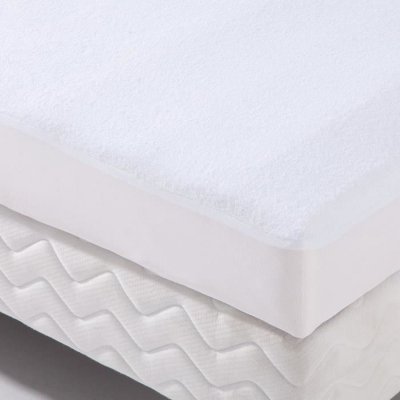 TOISON D OR Alese forme housse imperm&eacute;able Transalese &eacute;ponge 100% coton - 120 x 190 cm - Blanc