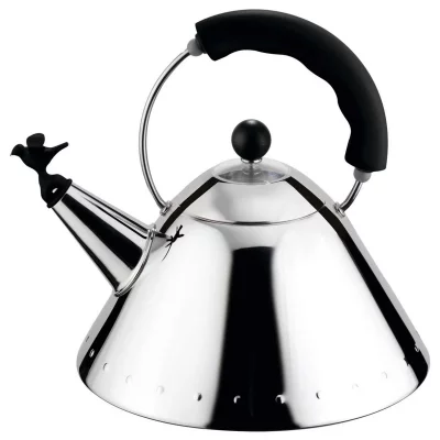 ALESSI  - 9093 bouilloire &laquo; Bird Kettle &raquo;, poli / noir