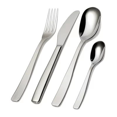 ALESSI  Ajm22s24m Knifeforkspoon Set Couverts De Table 24 Pi&egrave;ces