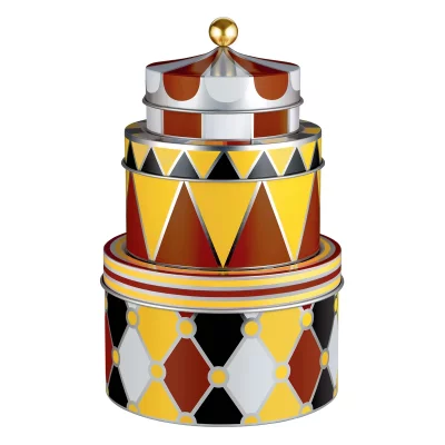 ALESSI  Circus  Set 3 Scatole  MW31S3 Multicouleur Set 3 Bo&icirc;tes