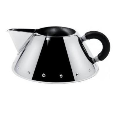 GENERIQUE Alessi-Cremiera Acier Inoxydable 18/10 Brillant Avec Poign&eacute;e Pa, Noir