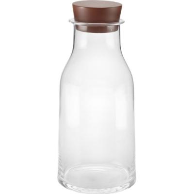 ALESSI  Dc03/3100 Tonale Carafe En Verre Cristallin Avec Bouchon En Silicone