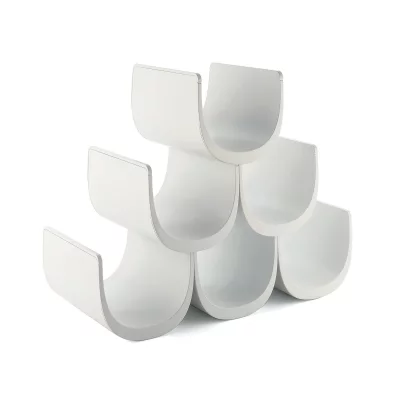 ALESSI  GIA13 No&egrave; Porte Bouteilles Design R&eacute;sine Thermoplastique Blanc