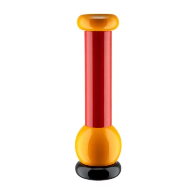 ALESSI  &nbsp;Moulin &agrave; Poivre en Bois de Design MP0210, rouge