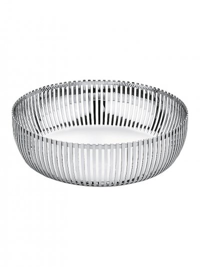 ALESSI  PCH02/23 - Panier de Cuisine Perfor&eacute;, Acier Inoxydable 18/10 Poli, 23 cm