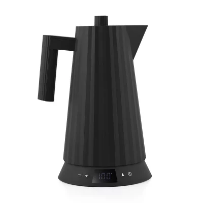 ALESSI  - Pliss&eacute; Bouilloire &agrave; temp&eacute;rature r&eacute;glable 1,7 l, noir