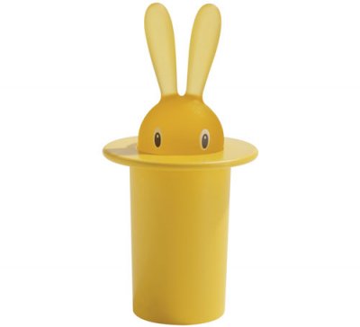 ALESSI  Porte Cure-Dents Magic Bunny - Jaune 