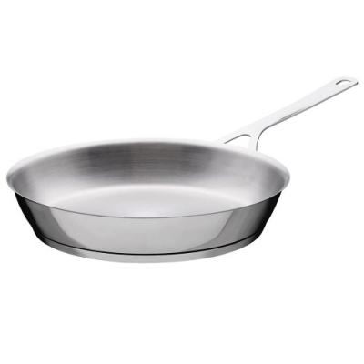 ALESSI  Pots&Pans Po&ecirc;le en Acier Inoxydable 18/10 Argent&eacute;, &Oslash; 28 cm