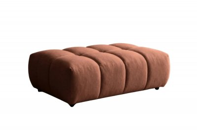 CASANOVA PARIS Alexia -pouf En Tissu Bouclette Terracotta 120x60x40