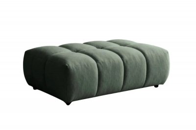 CASANOVA PARIS Alexia - Pouf En Tissu Bouclette Vert 120x60x40