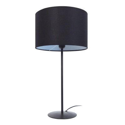 TOSEL ALFENA - Lampe a poser droit m&eacute;tal noir