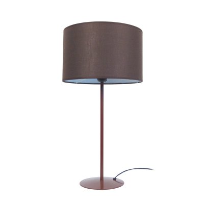 TOSEL Alfena rond lampe a poser 30x30x58 cm - marron 60495