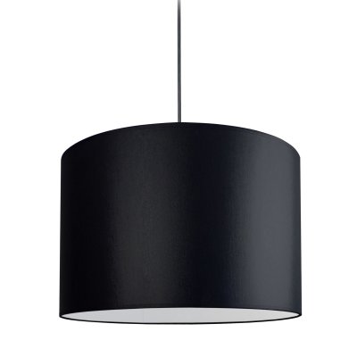 TOSEL ALFENA - Suspension cylindrique tissu noir