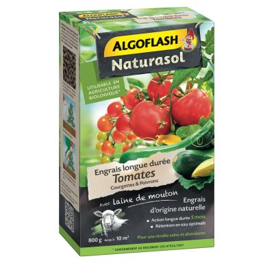 ALGOFLASH  - engrais tomates, courgettes, poivrons longue dur&eacute;e 800G