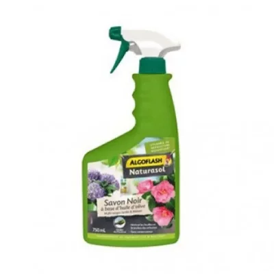 ALGOFLASH  NATURASOL - Savon noir huile d'olive pret a l'emploi 750ml