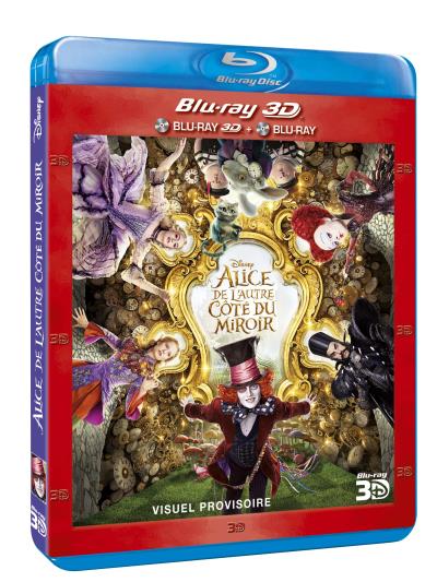 Alice de l&rsquo;autre c&ocirc;t&eacute; du miroir Blu-ray 3D + 2D