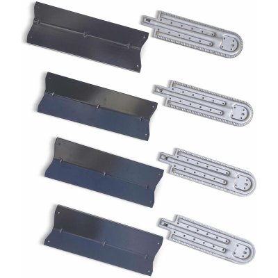 SWEEEK Alice'S Garden Lot de 4 br&ucirc;leurs et 4 diffuseurs pour barbecue Alice's Garden