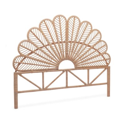 SWEEEK Alice's Home - T&ecirc;te de lit en rotin Naturel L 140 x P6 x H115cm