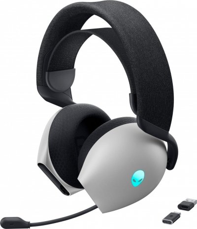 DELL Alienware AW725H Casque Avec fil &sans fil Arceau Gaming USB Type-C Bluetooth Noir, Blanc - Neuf