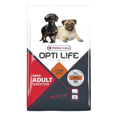 OPTI LIFE Aliment &eacute;quilibr&eacute; pour digestion, petits chiens - agneau